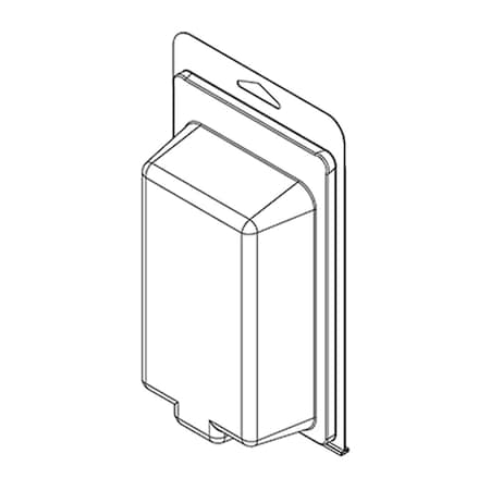Visipak Thermoform-CLAMSHELL-#410-8.250-4.938-5.563-3.188-2.250-0.020-CLEAR,  410TF